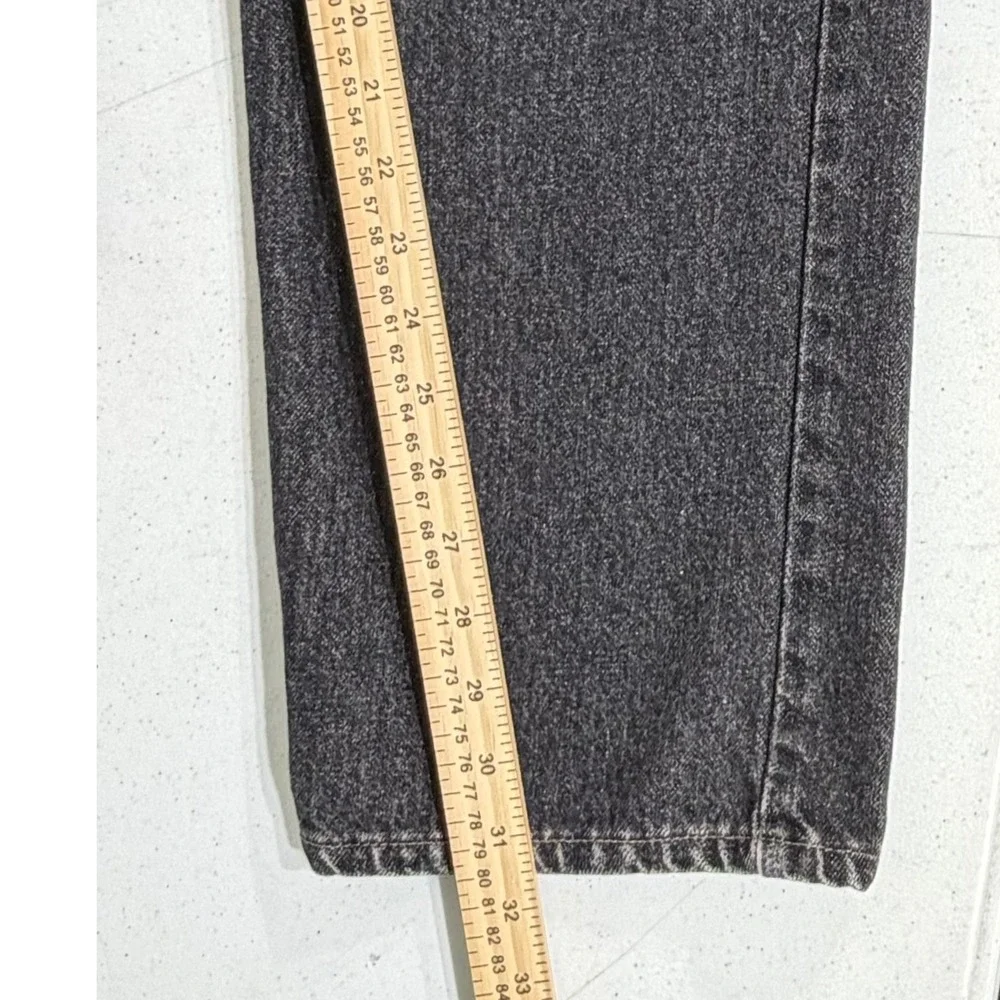 Levis 505 Jeans 40x32 (37x31.5) Faded Black Vintage‎ 90s Made in USA Orange Tab